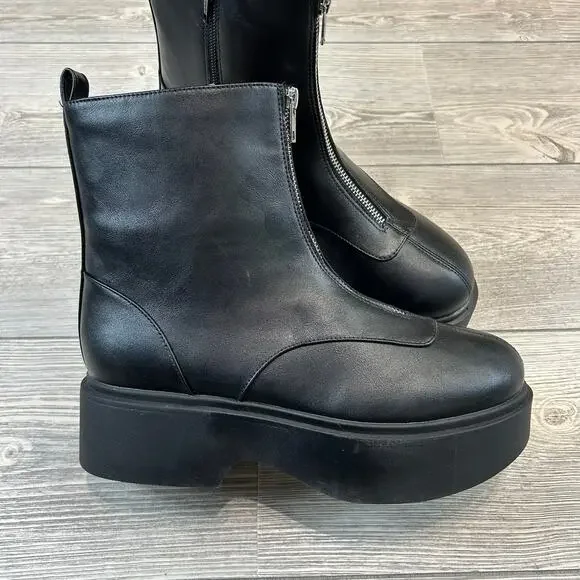 Wild Fable Honor Ankle Combat Boots Black 10 NWT - Picture 3 of 6